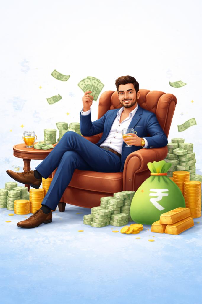 man holding money, finance rules