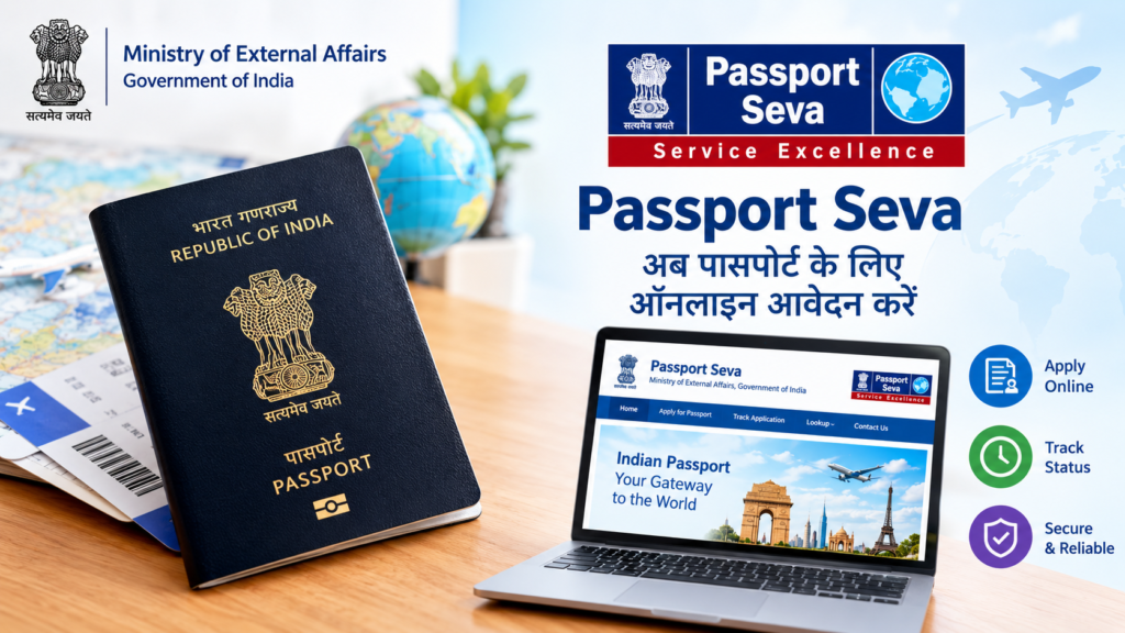 पासपोर्ट कसा काढावा – Passport Seva अर्ज प्रक्रिया