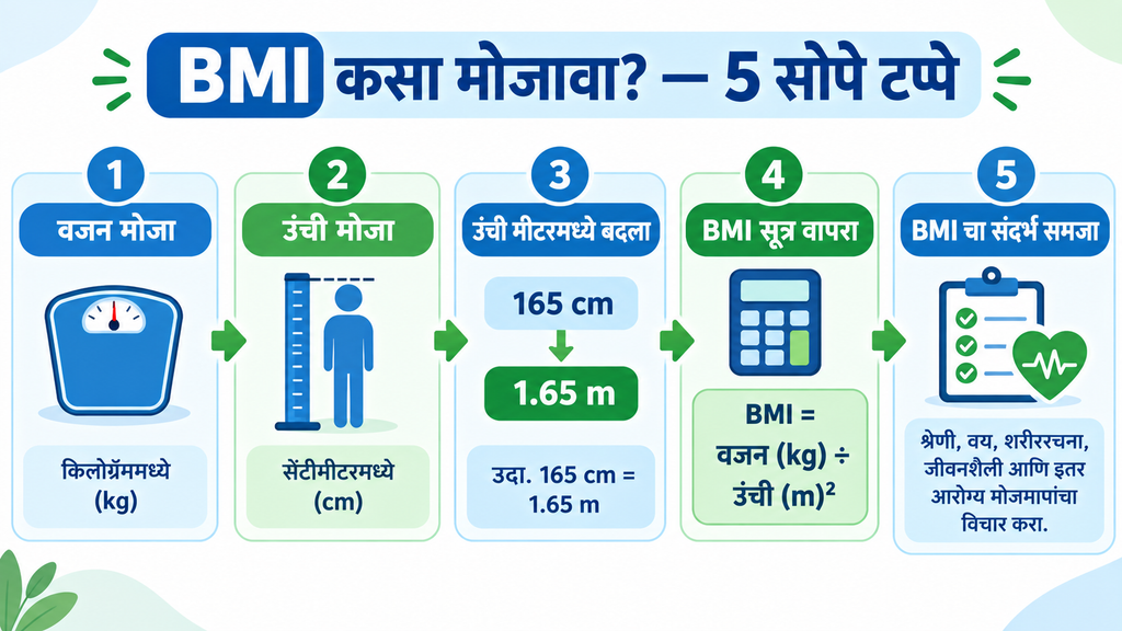 BMI कसा मोजावा?